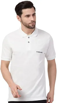 Corsair Men's Regular Fit Shoulder Down Design Collar Neck Ultra Cotton Half Sleeve Polo T Shirts Plus to 5XL-thumb4