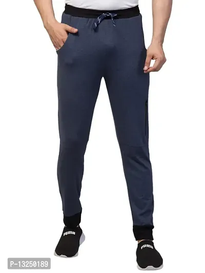 Corsair Clothing Men's Himalayan Regular Fit Joggers Track Pant Cotton Self Design Zip With Side Pockets Lower Plus Size Available-thumb0