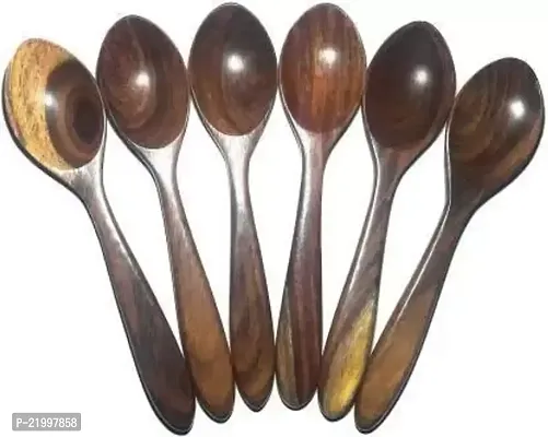 Premium Quality Wood Cooking Spoons Pack Of 6