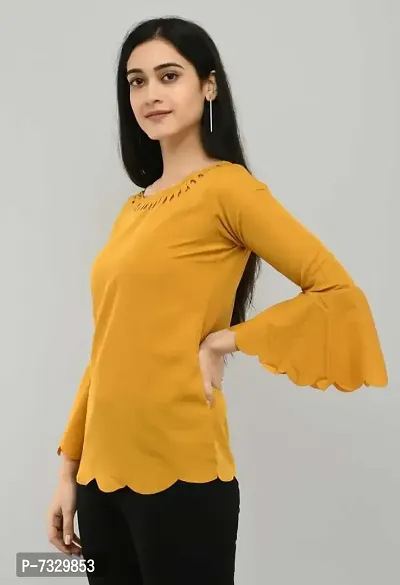 Stylish Trendy Casual Wear Top For Women-thumb3