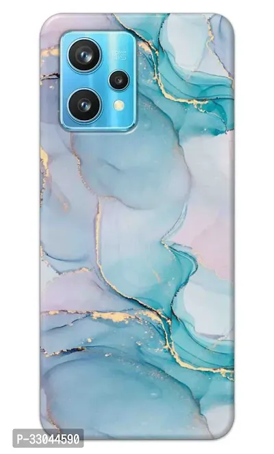 NDCOM For Realme 9 Pro Plus 5G / Narzo 50 Pro 5G / Realme 9 Back Cover Blue Marble Printed Hard Case-thumb0