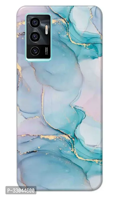 NDCOM For Vivo V23e 5G / Vivo Y75 Back Cover Blue Marble Printed Hard Case