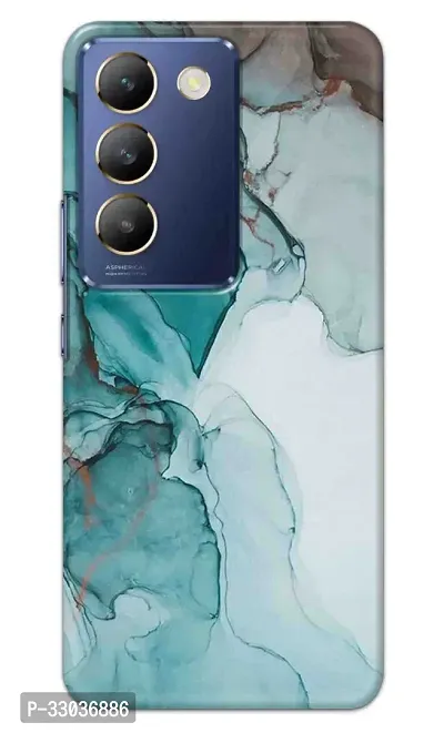 NDCOM For VIVO Y200E 5G / VIVO T3 5G Back Cover Blue Green Marble Printed Hard Case