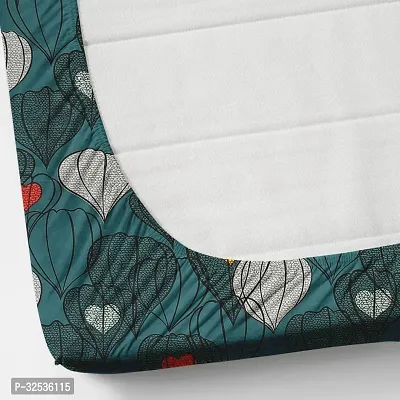 Classy Double Bed Fitted Bedsheet with Matching Pillow Cover-thumb3