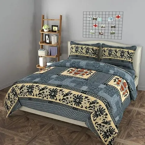 JIZZBY 90x100 Warm Woolen Bedsheets for Winter Double