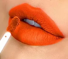 Matte Liquid Lipstick (Orange)-thumb3