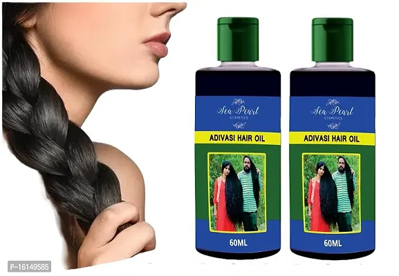 Sea Pearl Cosmetic Adivasi Hair Oil 60ML Pack Of  2