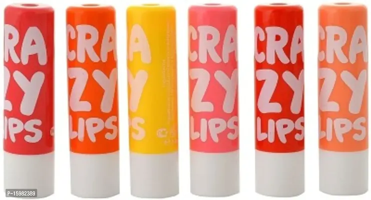 Crazy Lip Balm 6 Pieces