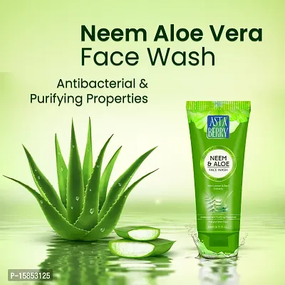 ASTA BERRY NEEM  ALOEVERA FACE WASH PACK OF1
