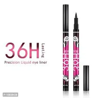 36H Black Waterproof Liquid Eyeliner Pack Of 2