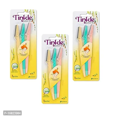 Tinkle Eyebrow Razor Pack Of 3-thumb0