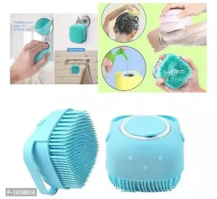 SILICON BATH BRUSH SILICON  ,COMFORTABLE  MASSAGER  PACK OF 1