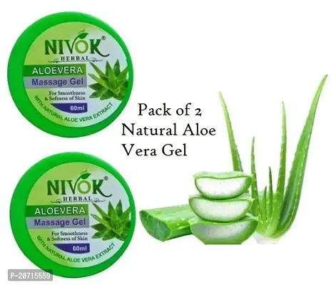 Nivok Harbal Aloevera Face Gel Pack of 2