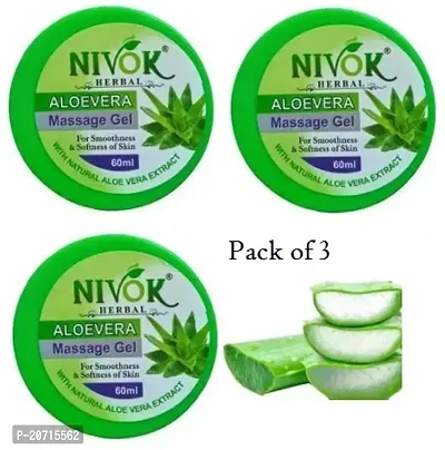 Nivok Harbal Aloevera Face Gel Pack of 3