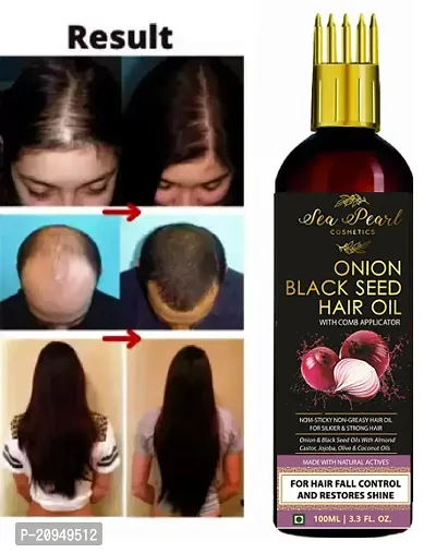 Sea Pearl Red Onion Hair Oil Pack Of 1