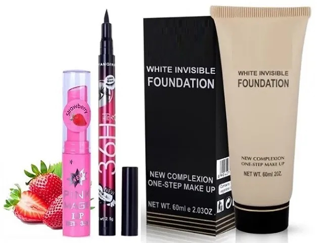 Eyeliner And Invisible Foundation Combo For Women
