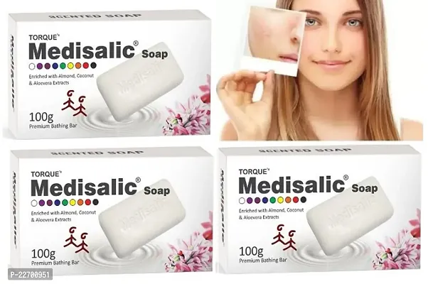 Medisalic Premium Bathing Soap Cleansing And Deep Hydration (Pack Of 3)-thumb0