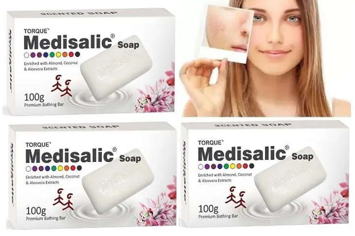 Medisalic Premium Bathing Soap Cleansing And Deep Hydration (Pack Of 3)