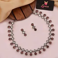 Stylish Brown Brass Jewellery Set For Women-thumb2