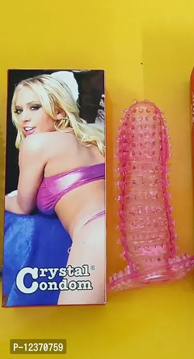 Crystal dotted condom for men