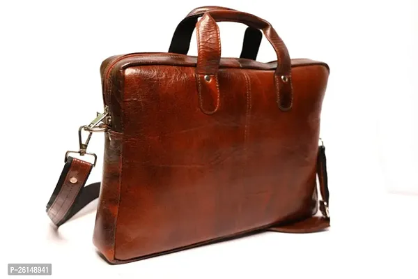 Unisex Leather Office Bag, Laptop Bag For Men