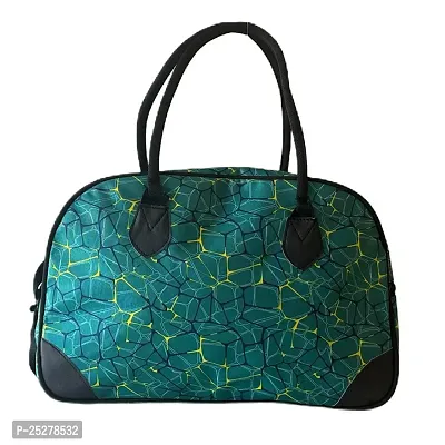 Stylish Printed Leather Travel Bag