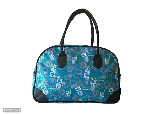 Stylish Printed Leather Travel Bag