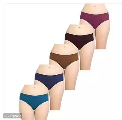 Stylish Women Cotton Briefs Pack Of 5-thumb0