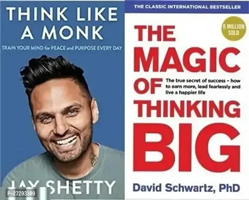 Combo set of 2 Books:- Think Like A Monk + The Magic Of Thinking Big (Paperback)