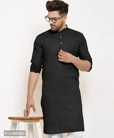 Reliable Cotton Solid Kurta For Men