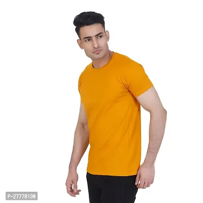 Classic Cotton Solid T-Shirt for Men-thumb3