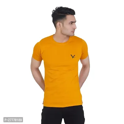 Classic Cotton Solid T-Shirt for Men-thumb0