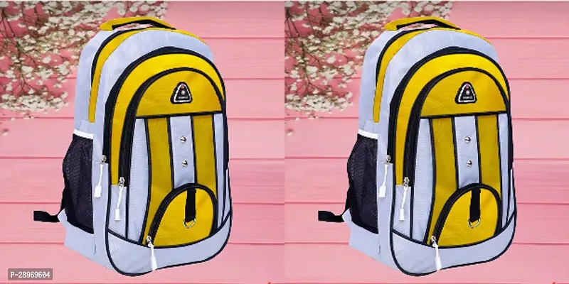 Combo Of 2 Trendy Water Resistant Backpack For Men And Women