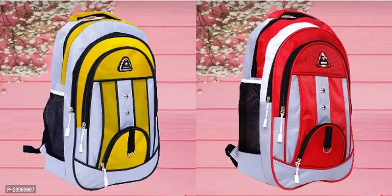 Combo Of 2 Trendy Water Resistant Backpack For Men And Women