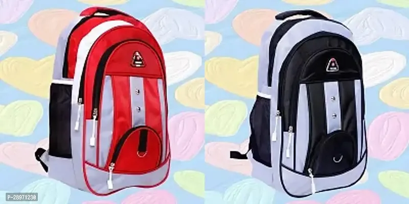 Combo Of 2 Trendy Water Resistant Backpacks For Men And Women