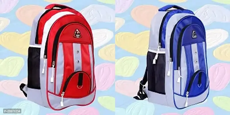 Combo Of 2 Trendy Water Resistant Backpacks For Men And Women