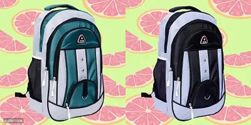 Combo Of 2 Trendy Water Resistant Backpacks For Men And Women