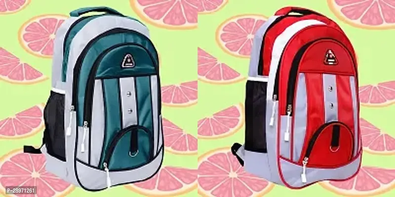 Combo Of 2 Trendy Water Resistant Backpacks For Men And Women