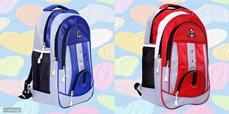 Combo Of 2 Trendy Water Resistant Backpacks For Men And Women