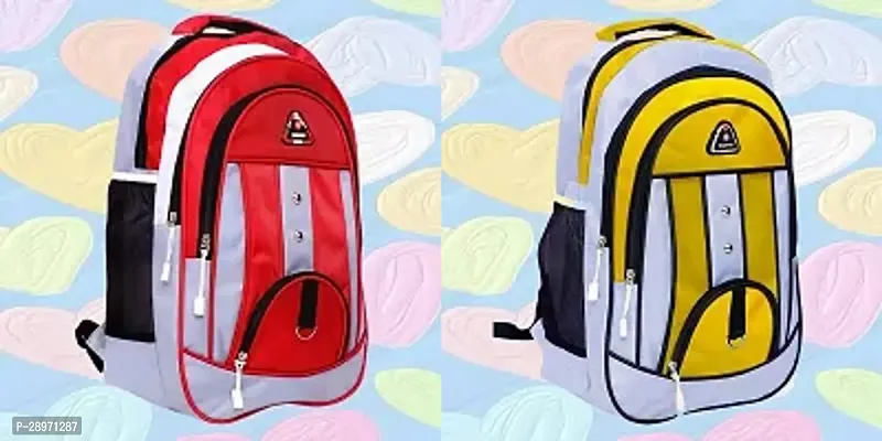 Combo Of 2 Trendy Water Resistant Backpacks For Men And Women