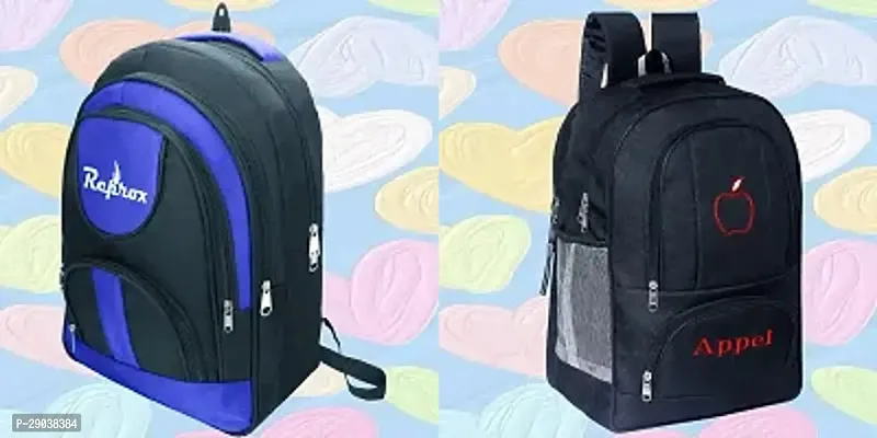 Combo Of 2 Trendy Water Resistant Backpacks For Men And Women