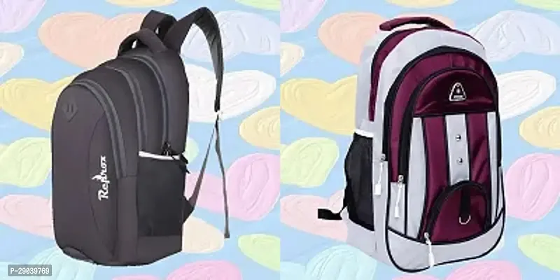 Combo Of 2 Trendy Backpacks-thumb0