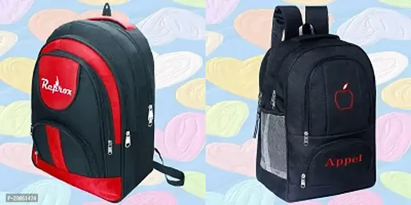 Stylist Polyester Backpacks For Men Pack Of 2