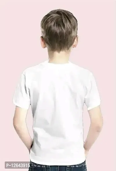 Classic Polycotton Printed Tshirt for Kids Boys-thumb2