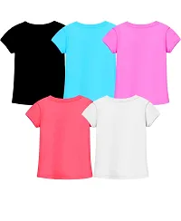 STYLIST GIRS PRINTED COMBO TSHIRTS PACK OF 5-thumb3