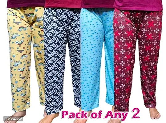 Stylish Cotton Blend Pant For Women Pack Of 2