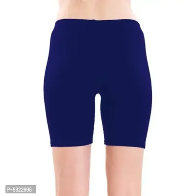 AMYDA Soft and Stretchable Cycling Yoga Cotton Lycra Casual Shorts-thumb2