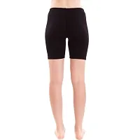 AMYDA Soft and Stretchable Cycling Yoga Cotton Lycra Casual Shorts-thumb1