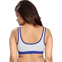 AMYDA Women's Sports Bra Seamless Non Padded Wire-Free Stretchable Comfortable with Straps Sports Bra for Girls Ladies Daily Everyday Dance wear Sport Activity Gym-thumb2