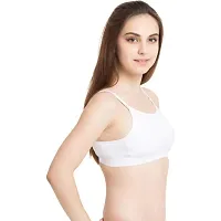 AMYDA Women's T-Shirt Bra Seamless Non Padded Wire Free Stretchable Comfortable with Straps Gym Bras for Everyday Dance wear Running Activity Combo Pack of 1-thumb2